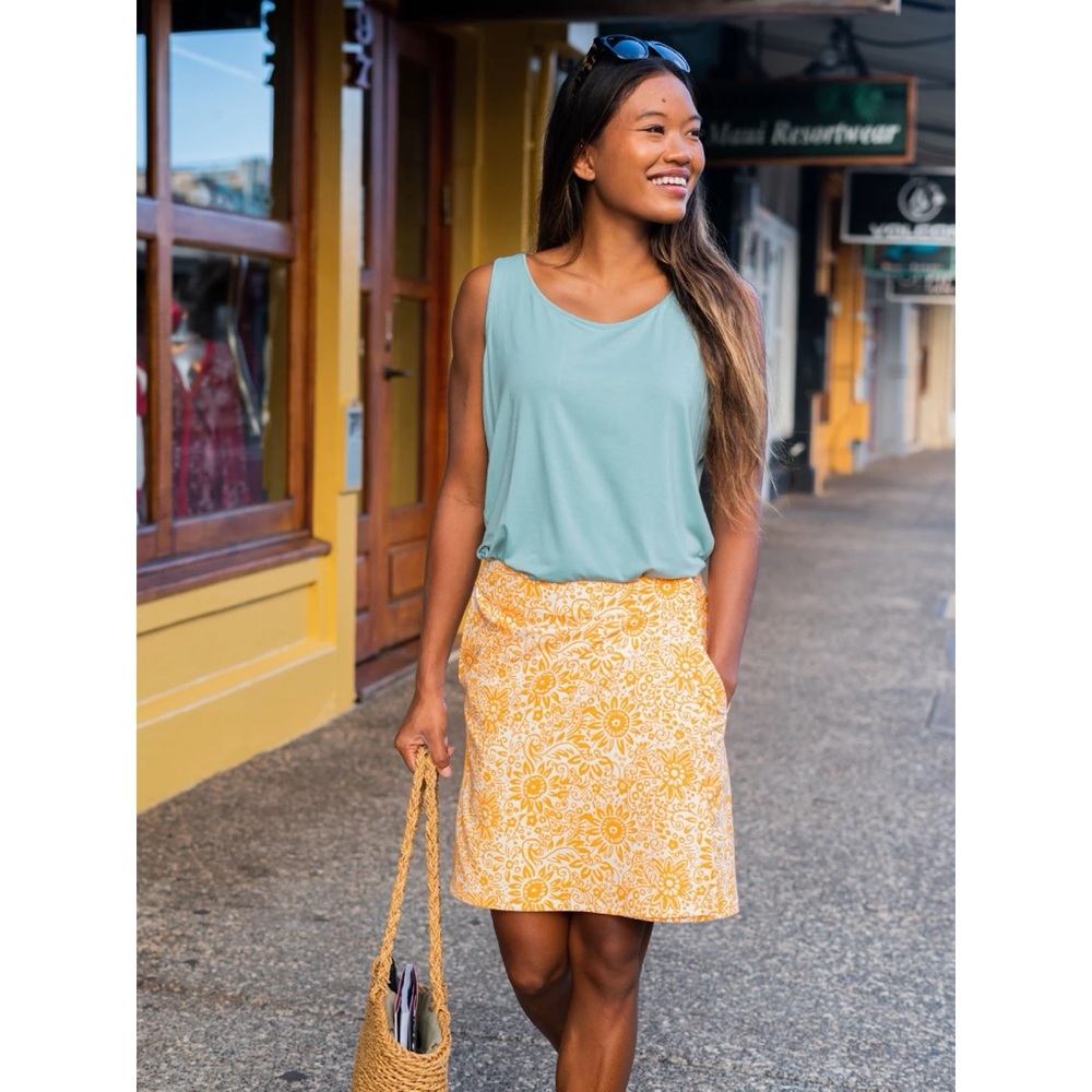 Rip Skirt Hawaii Wrap Skirt Length 2 Tuscan Sunflower Water Repellent Sz XS